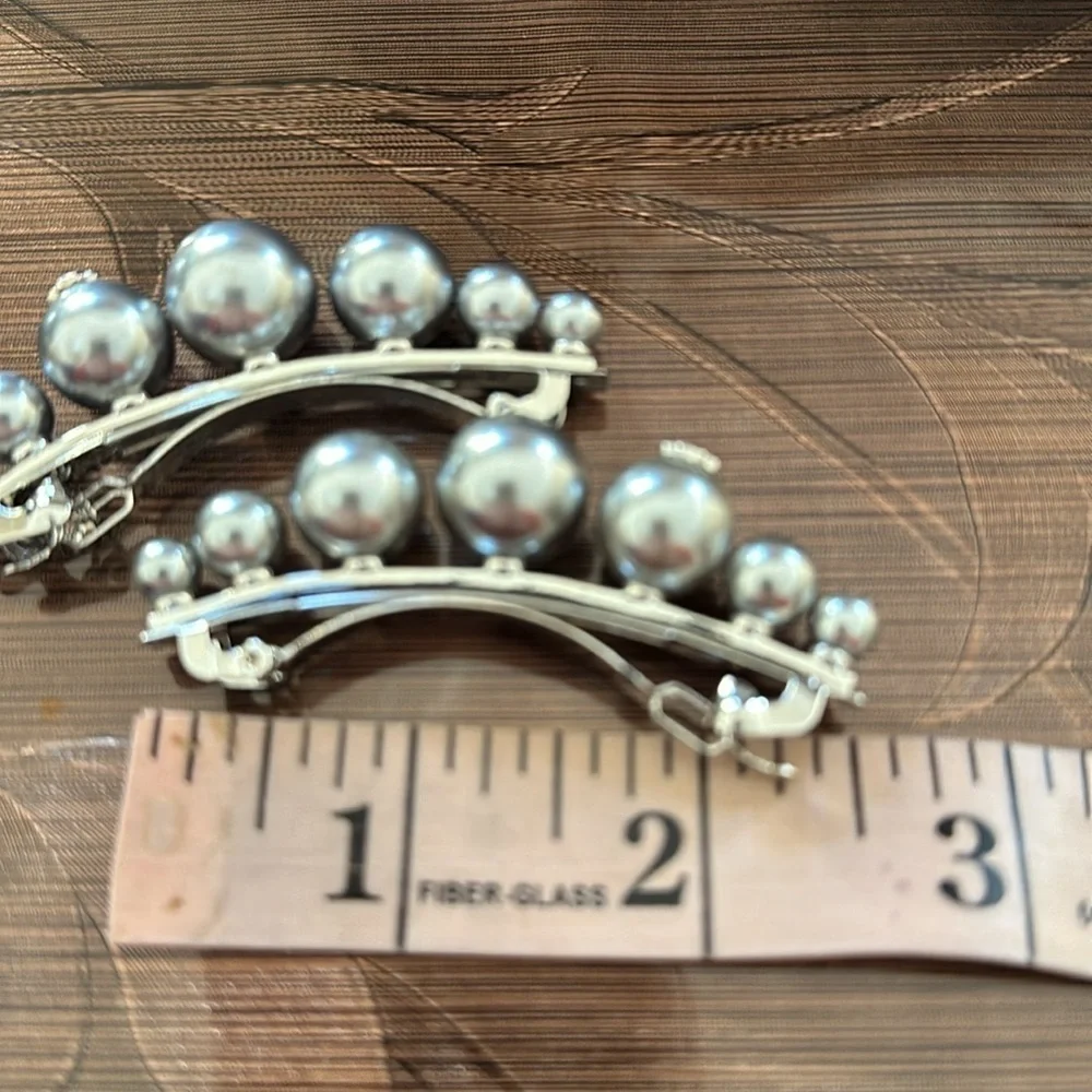 Tory Burch silver ball hairpin